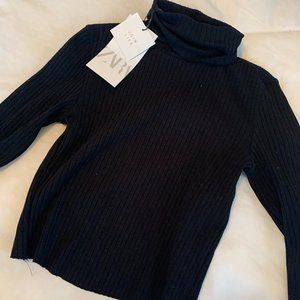 NWT✨ Zara Black Turtle Neck